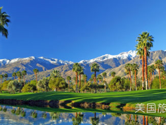 南加州的棕榈泉（Palm Springs）是沙漠中的一片绿洲，景色优美，为众多好莱坞名人所青睐。（官方图片）