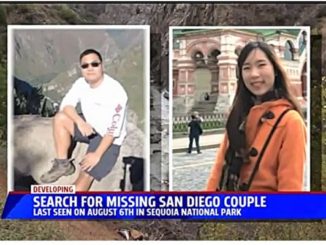加州两名华裔年轻夫妇在红杉国家公园（Sequoia National Park）内失踪已达一周。（视频截图）